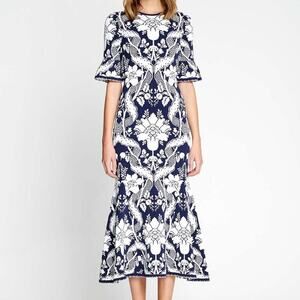 alice mccall blue floral dress Elegant Navy Maxi Dress – Asymmetrical Neckline Formal Style – 1453 –  Xiaolizi